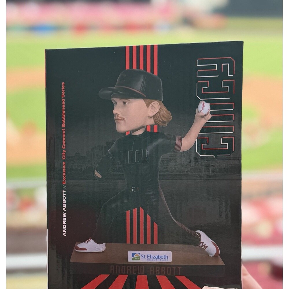 NEW 2026 Cincinnati Reds Andrew Abbott City Connect 1.0 Bobblehead 6/13/26